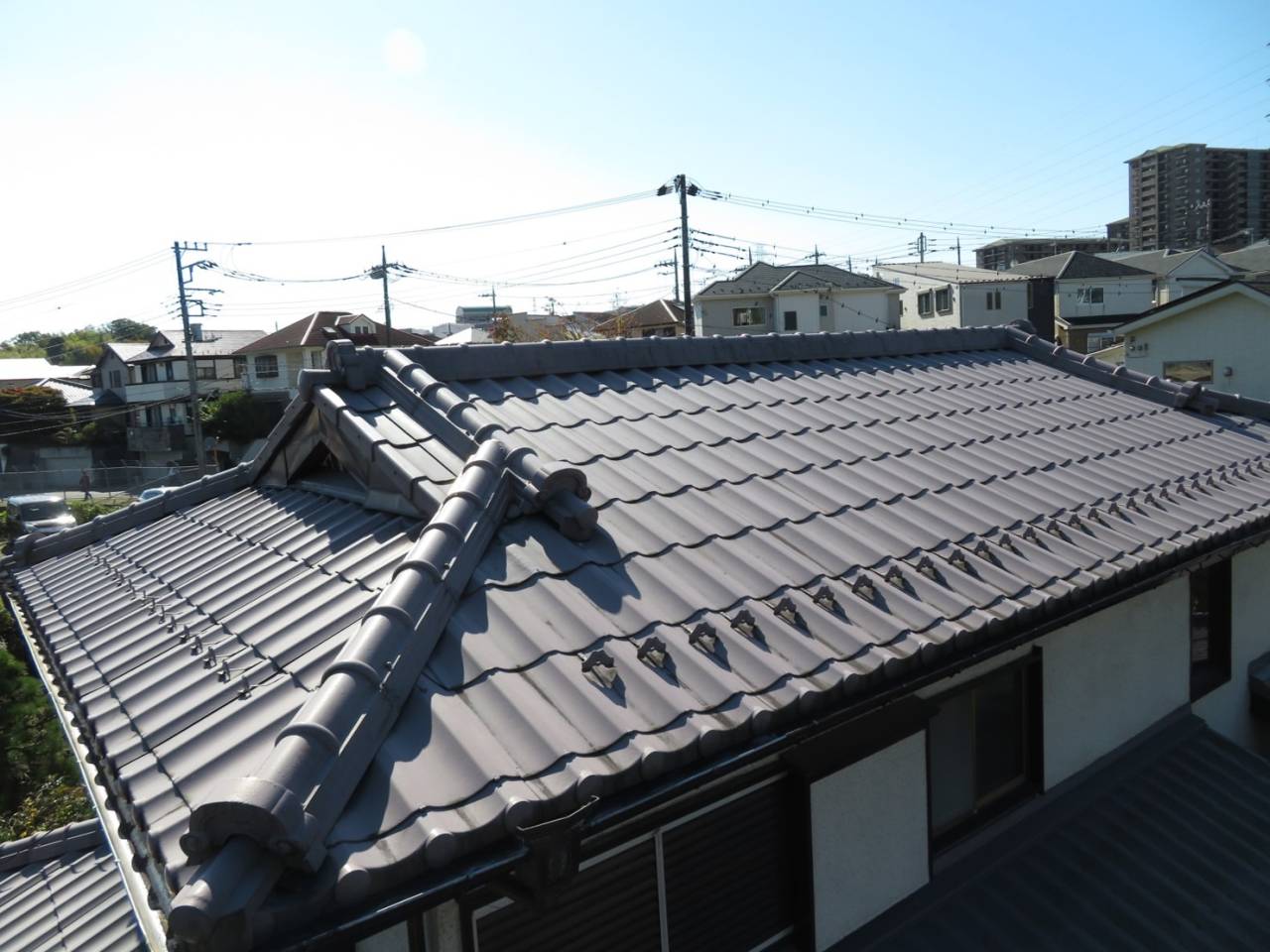 横浜市のH様邸屋根塗装