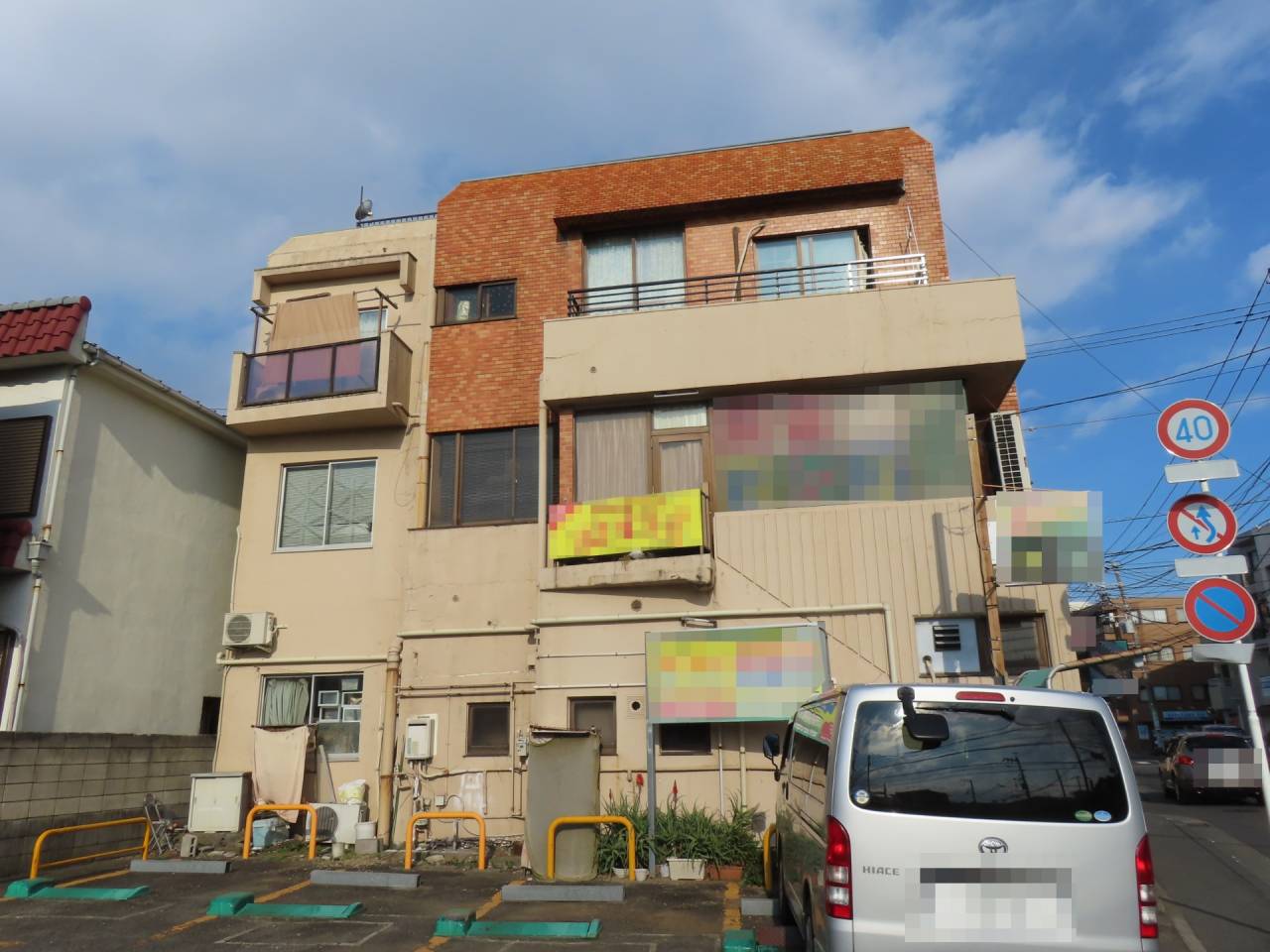 相模原市のH様商業ビル、外壁塗装